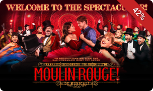 Entree voor Moulin Rouge! De Musical