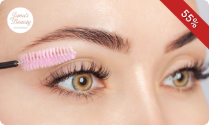 Wimperextensions of Koreaanse wimperlift naar keuze