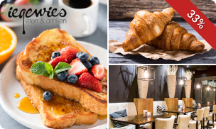 Ontbijt naar keuze bij IEGEWIES eten & drinken