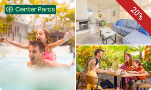 Midweek of weekend in een cottage voor 4 tot 6 personen bij Center Parcs Park Zandvoort