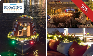 Magical Light Tour Plus (75min) door de Grachten van Amsterdam + onbeperkt drankjes