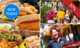 2-gangen keuzelunch aan het strand bij Restaurant Jooi!