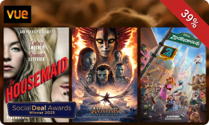 Bioscoopkaartje bij Vue Cinemas