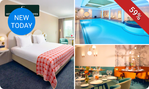 Overnachting voor 2 + ontbijt + late check out + toegang wellness in hartje Antwerpen