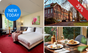 Overnachting(en) voor 2 + onbijt + late check-out + evt. dinerbuffet in Almen