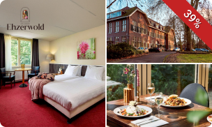 Overnachting(en) voor 2 + onbijt + late check-out + evt. dinerbuffet in Almen