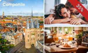 Overnachting voor 2 + ontbijt + welkomsthapjes in Zwolle