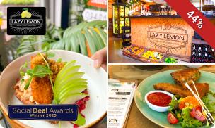 2-gangen keuzelunch bij Lazy Lemon