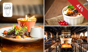 3-gangen keuzediner bij The Saint Social Club