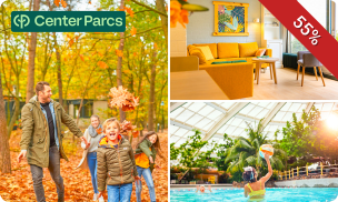 Weekend of midweek weg voor 4 tot 6 personen bij Center Parcs Mystery Park in Nederland