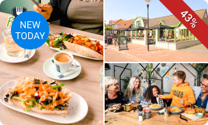 2-gangen keuzelunch of -diner op Texel