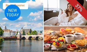 Overnachting voor 2 + ontbijt in hartje Maastricht