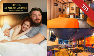 Overnachting voor 2 + welkomstdrankje + late check-out in Drachten