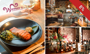 3-gangendiner à la carte bij Wonder's Heerhugowaard