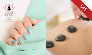 Manicurebehandeling (60 min) of hotstonemassage naar keuze (45 of 70 min)