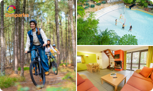 Overnachtingen voor 4 tot 8 personen bij Sunparks Kempense Meren