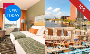 Overnachting voor 2 + ontbijt in Amsterdam