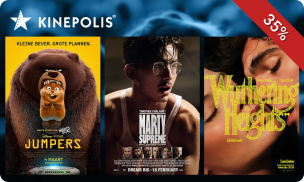 1-persoonsticket + popcorn of familieticket bij Kinepolis Den Helder of Schagen