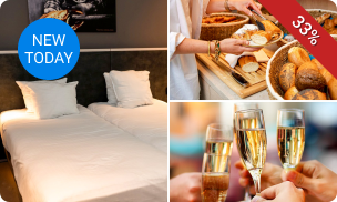 Overnachting + glas cava + late check-out + evt. ontbijt