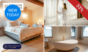 Overnachting voor 2 + ontbijt + wellness + early check-in bij Domaine des Thermes