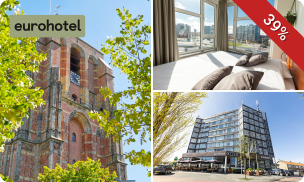 Overnachting voor 2 + ontbijt + late check-out in Leeuwarden