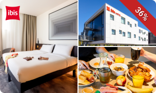 Overnachting voor 2 + late check-out + evt. ontbijt nabij Brussel