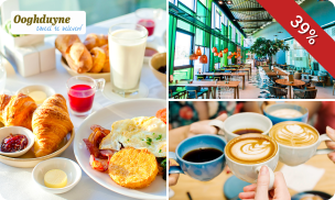 Luxe ontbijt incl. warme en koude dranken bij Brasserie Sandz