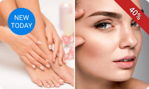 Manicurebehandeling, pedicurebehandeling of wimperlift