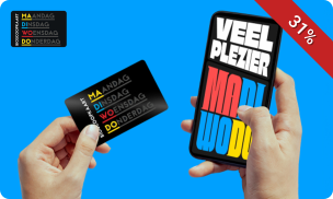 MaDiWoDo Bioscoopkaart van Nationale Bioscoopbon