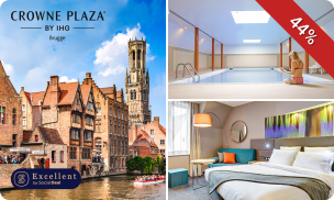 Overnachting voor 2 + ontbijt bij Crowne Plaza Brugge