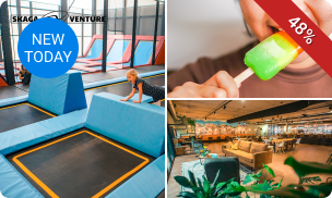 2 uur jumpen + chips en ijsje bij SkagaVenture