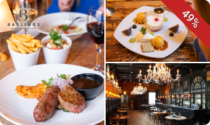 3-gangen shared dining-diner bij Baylings