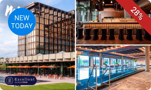 Overnachting voor 2 + ontbijt + late check-out + toegang tot wellness in Brussel