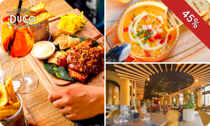 3-gangendiner bij een Bar Bistro DuCo