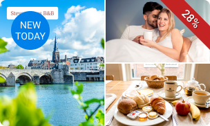 Overnachting in een stacaravan op het water voor 2 t/m 4 pers. + ontbijt