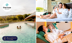 Overnachting voor 2 + ontbijt + massagestoel + wellness bij Thermae 2000