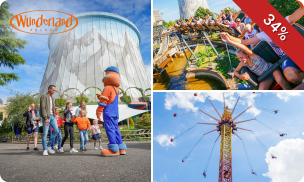 Entree Wunderland Kalkar + onbeperkt friet, ijs, frisdrank, koffie, thee en softijs