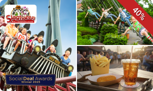 Entreeticket voor Attractiepark Slagharen + evt. snackmenu