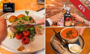 3-gangen keuzediner bij Grandcafé De Zaak