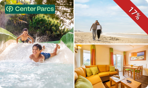 2, 3 of 4 overnachtingen voor 2 tot 4 pers. bij Center Parcs Port Zélande