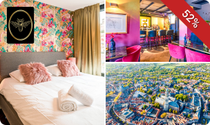 Overnachting voor 2 + ontbijt + late check-in + late check-out + fles wijn in Middelburg