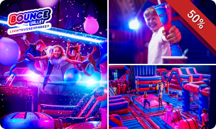 Entree Bounce Valley (2 uur) + sokken + verkoelende slush puppy