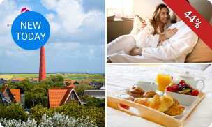 Overnachtingen voor 2 + ontbijt + evt. hoofdgerecht aan zee
