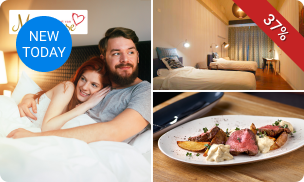 Overnachting voor 2 + ontbijt + evt. diner en fles bubbels in Marknesse