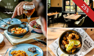 Shared dining-diner incl. broodplankje in Den Helder