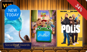 Bioscoopkaartje bij Vue Cinemas