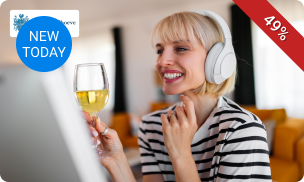 Online wijncursus + wijnproeverij van De Kasteelhoeve