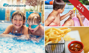 Entree vrijzwemmen + ijsje of friet met saus