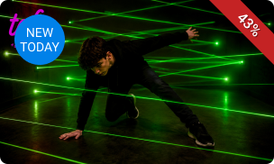 Lazermaze (30 min) voor 2 tot 6 personen + nacho's