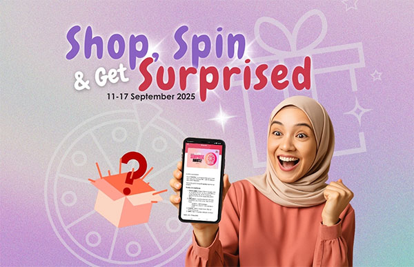 Shop, Spin & Get Surprised